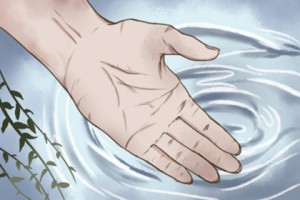 女人手掌纹有三角形路图解