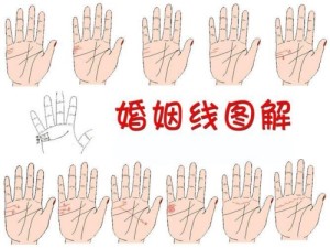 手上婚姻线图片详解