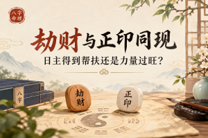 劫财与正印同现